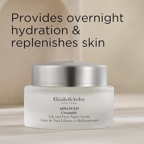 Elizabeth Arden Advanced Ceramide Lift and Firm Face Cream, Hydrating Moisturizer for Night, Infused with Peptides, 1.7 Oz - Medaid International