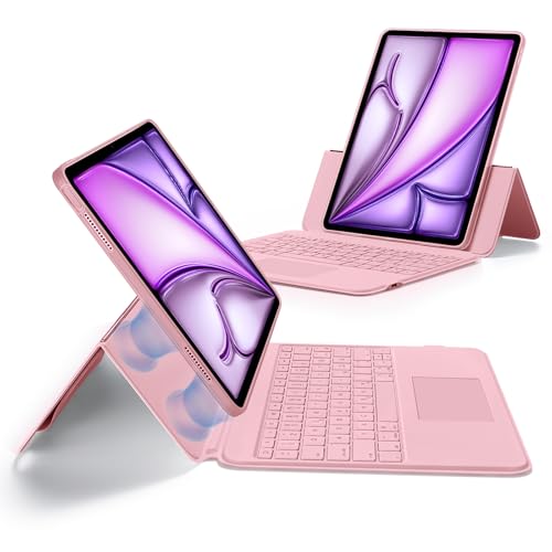 ESR - Ascend Keyboard Case for iPad Air 13" 2024 with Trackpad, Pink