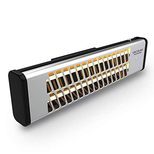 Cecotec - Quartz Electric Radiator 1200W, Adjustable Thermostat, IP24, Low Consumption