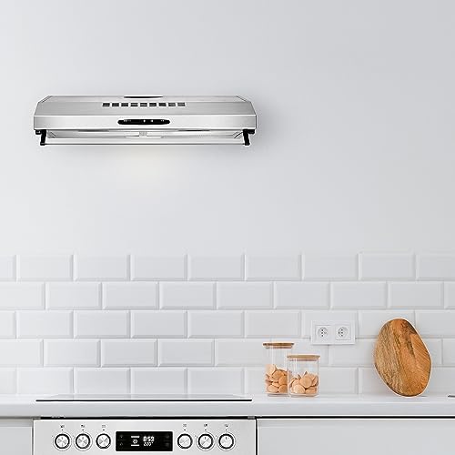 Bomann - DU 623.3 Extractor Hood 60cm, 3 Speeds, Recirculating or Ducted, Washable Filters