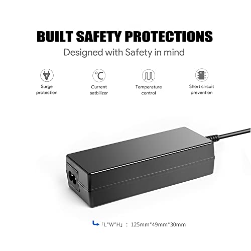 Kfd - 90W Power Supply Charger for Intel NUC Kits, Compact & Reliable
