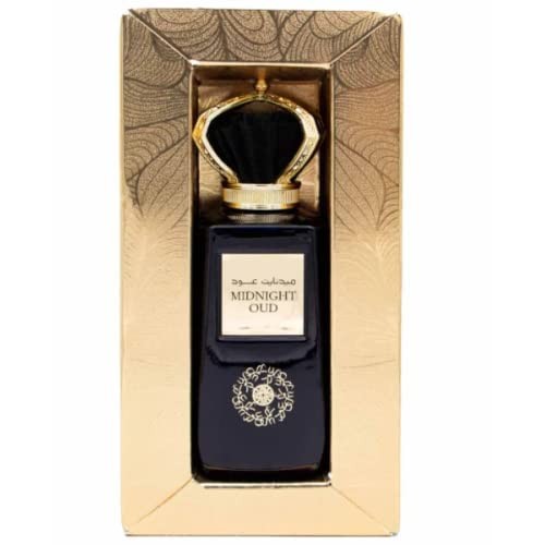 Ard al Zaafaran Midnight Oud Eau De Parfum Spray for Unisex, 3.4 Ounce - Medaid International