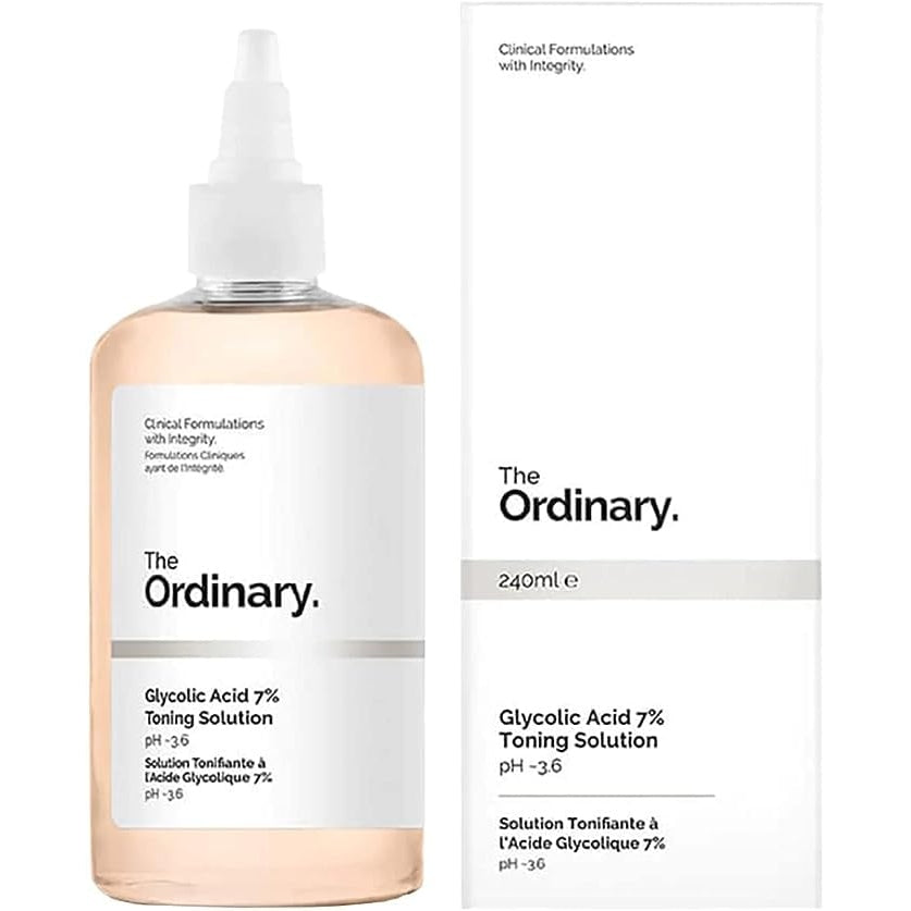 The Ordinary Glycolic Acid 240ML 7% Toning Resurfacing Solution, Ordinary Glycolic Acid Solution, Acido Glicolico The Ordinary para Las Axilas, Ordinary Peeling Solution (Size : 1PCS) - Medaid - Lebanon