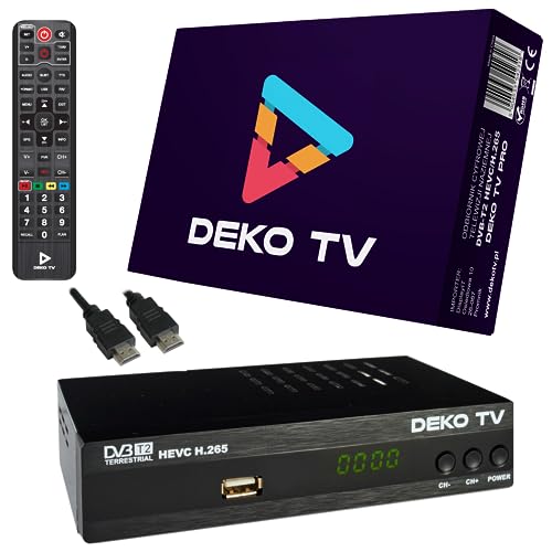 Deko - DVB-T2 Tuner with HEVC H.265 Support for Enhanced Digital Quality