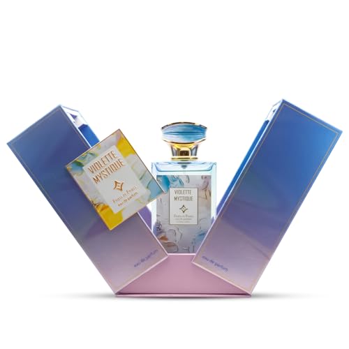 Frais et Frais Violette Mystique Perfume 100ML - Eau de Parfum - Women's Floral Citrus Woody Fragrance with Rose, Orange Blossom & Sandalwood - Medaid International