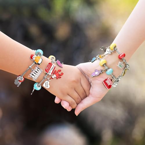 Advent Calendar 2025 - Christmas Countdown Calendar 24 Days of Surprises - Friends Theme Charm Bracelet Kit TV Show- Christmas Gift for Kids Teen Girls Boys Adults Men Women Couples - Medaid International