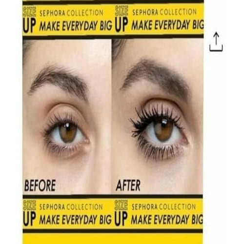 Sephora Collection Size Up Mascara Mini - Volumizing Mascara For Full, Defined Lashes - 1.5g - Medaid - Lebanon