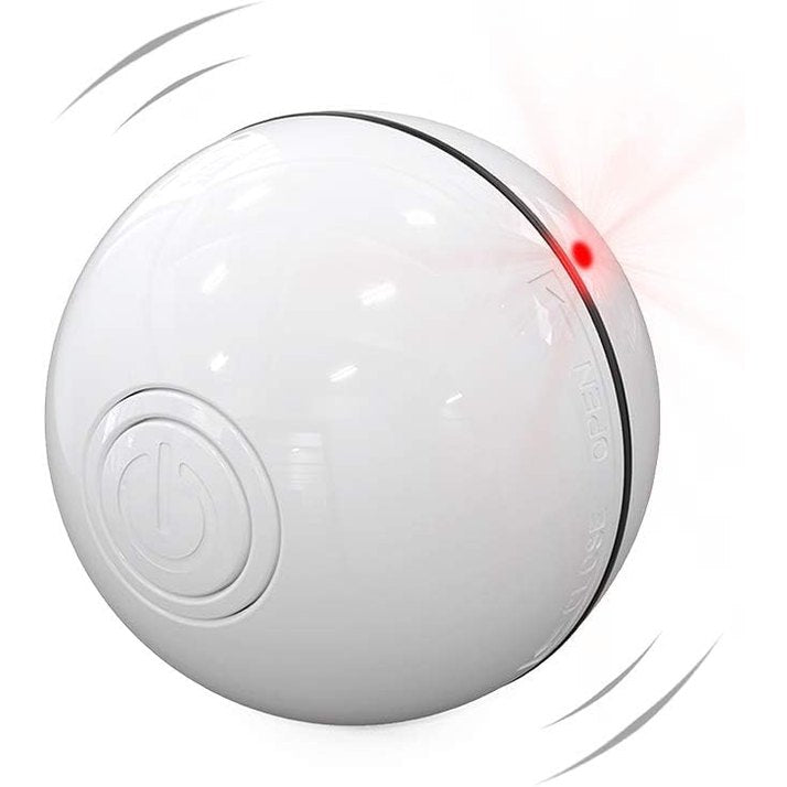 Solfej - Smart Interactive Cat Toy Ball, USB Rechargeable, 360° Rotation, LED Light