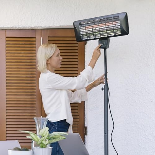 Cecotec - 2000W Smart Halogen Heater with Remote, Timer & IP24 Rating