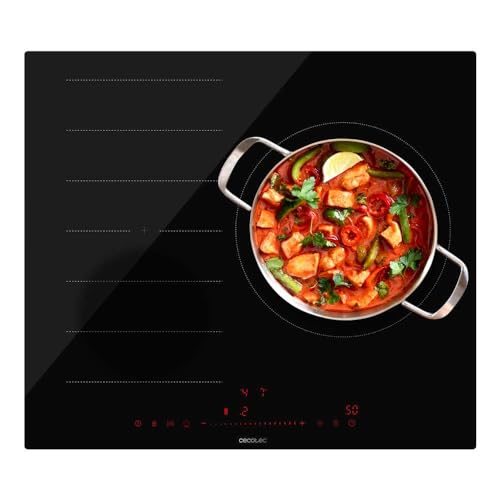 Cecotec - Bolero Squad I 3300 FullFlex Induction Cooktop, 7400W, 28cm, Touch Slider