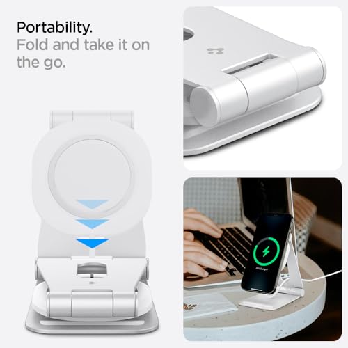 Spigen - Adjustable Aluminum MagSafe Charger Stand for iPhone & AirPods