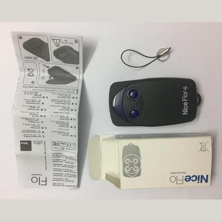 Nice - FLO2R-S Garage Door Opener Remote, 433.92 MHz, Compatible with Nice Systems