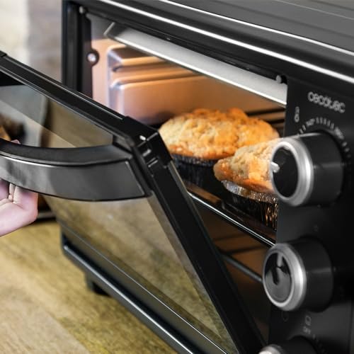 Cecotec - Bake&Toast 2300 Countertop Oven, 23L, 1500W, 3 Heating Modes, Timer