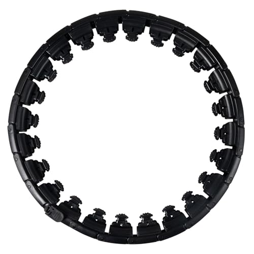 VirtuFit - Adjustable Weighted Massage Hula Hoop, 1.4 kg, 80-132 cm