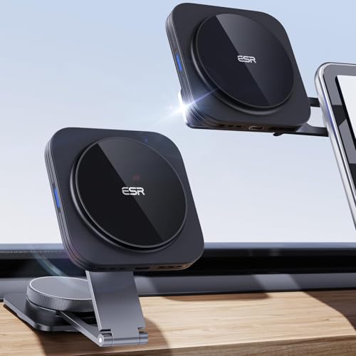 Esr - Foldable Magnetic Wireless Car Charger for Tesla, Strong MagSafe Hold