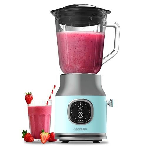 Cecotec - Retro Stand Mixer RetroTwist Blue, 800W Power, 4-Blade Knife, Vintage Design