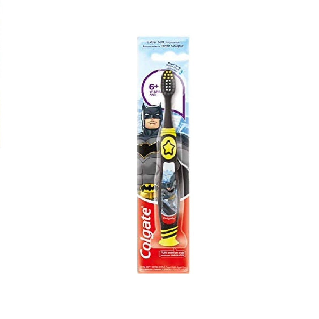 Colgate Kids Toothbrush Barbie/Batman Assorted 2-5 Years Extra Soft Manual Toothbrush 1pk - Medaid - Lebanon