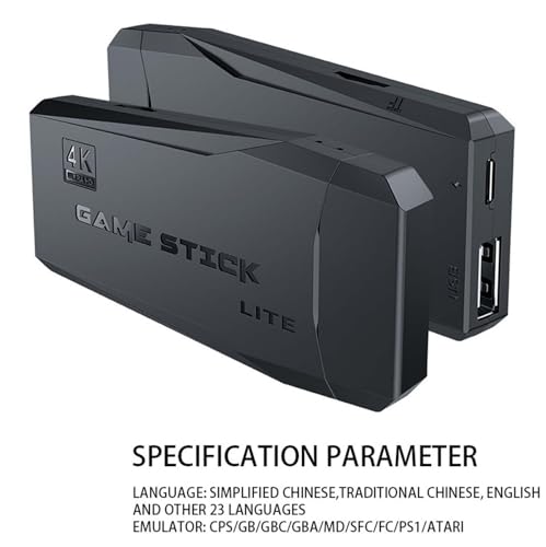 Bulesky - X2 Ultra 4K HDMI Retro Game Stick with 20,000 Built-in Games