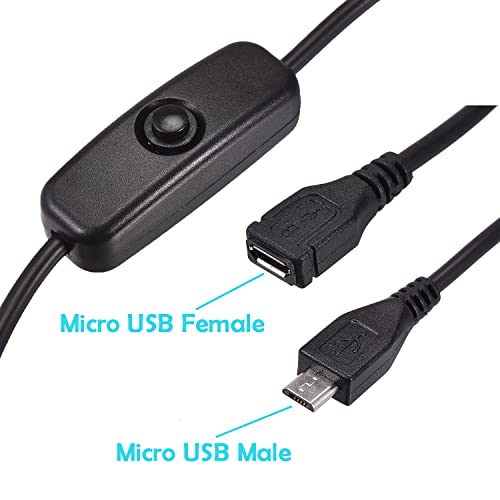 Greluma - Raspberry Pi Power Switch with Micro USB, Push On/Off for Multiple Models