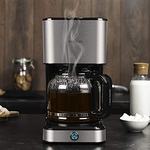 Cecotec - 950W Stainless Steel Drip Coffee Maker with 1.5L Capacity