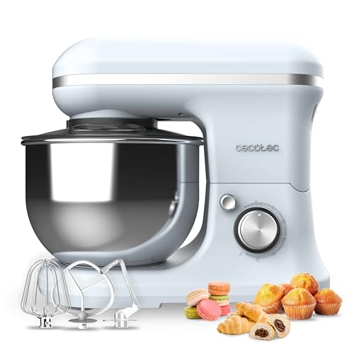 Cecotec - 1200W Planetary Mixer with 5L Stainless Steel Bowl, 6 Speeds