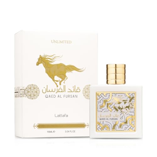Lattafa Qaed Al Fursan Unlimited Eau de Parfum Spray for Unisex, 3.04 Ounce - Medaid International