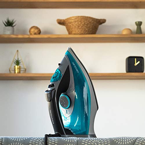 Cecotec - 3100W Steam Iron with Ceramic Sole, TurboSlide, 5 Temp Levels