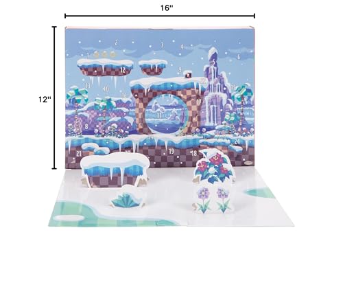 Sonic The Hedgehog Advent Calendar 2025 - 24 Surprises with Exclusive Collectible 2.5 Inch Holiday Action Figures! - Medaid International
