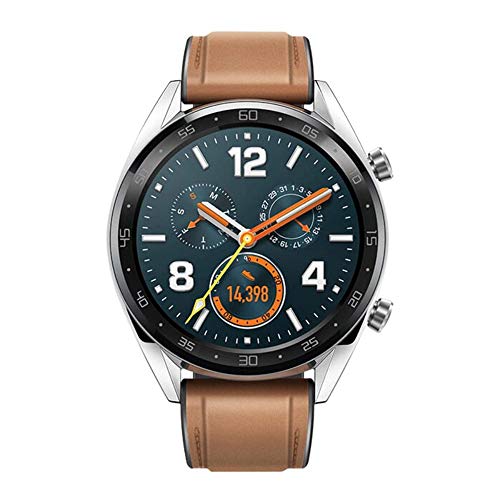 Huawei - Classic Stainless Steel Smartwatch with AMOLED Display & Hybrid Strap