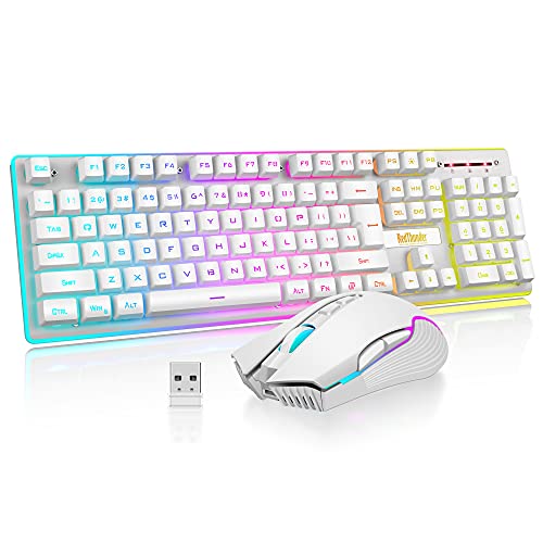 RedThunder - Wireless Gaming Keyboard And Mouse Combo With RGB Backlight
