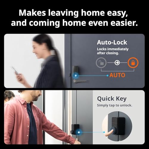 SwitchBot - Smart Lock Pro, Keyless Entry, Easy Installation, Alexa Compatible