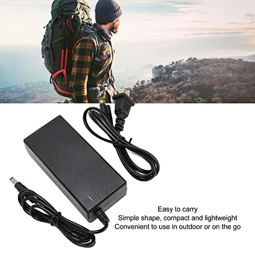 Dpofirs - 42V 2A Battery Charger for 36V Lithium Batteries, Universal Power Supply, 100-240V Input, Includes 4 Adapters