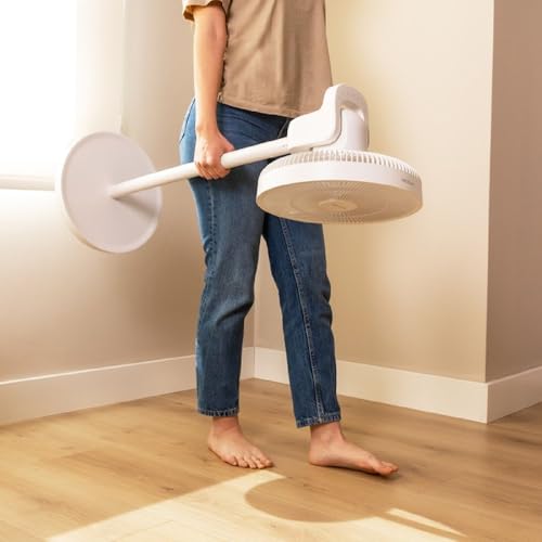 Cecotec - Energysilence 2600 Sunflower 3in1 Standing Fan, 22W, Adjustable Height, Quiet Operation