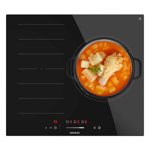 Cecotec - Bolero Squad I 3001 Flex Induction Plate, 6600W, Timer, Child Lock