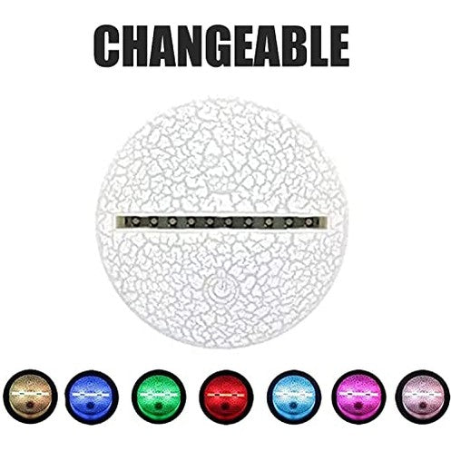 Eid - LED Moon Lamp for Ramadan Decoration, Kids Night Light, Home Ornaments