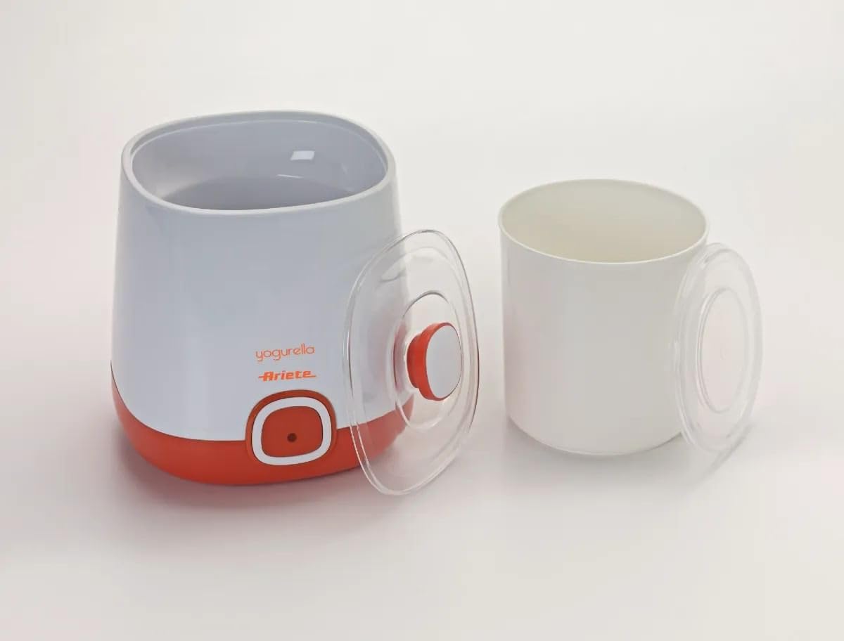 ARIETE 621 JOGURTIERA 20W 1LT Bianco/Rosso - Medaid International