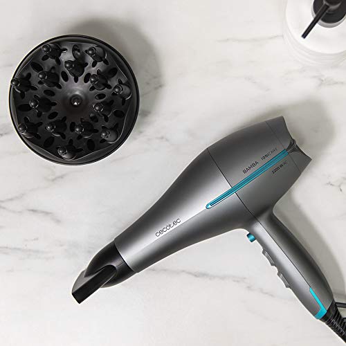 Cecotec - 2200W Ionic Hair Dryer with Cooling Air Function, Black
