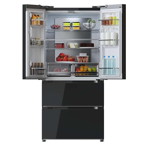 Cecotec - 510L French Door Refrigerator with Inverter Motor, Fast Cooling, NoFrost