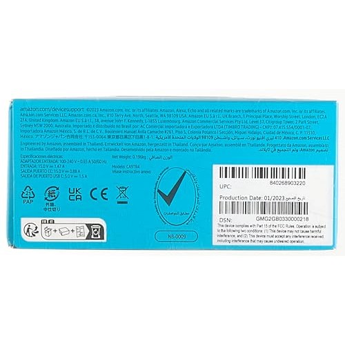 Echo Show 5 (3rd Gen) Adjustable Stand with USB-C Charging Port | Cloud Blue - Medaid International