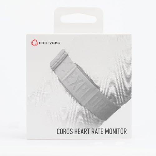 COROS Heart Rate Monitor, Comfort, Easy to wear, Auto-wear Detection, Advanced Sensor, Precise Data, Bluetooth, 38 Hours Battery Life, Connects up to 3 Devices at Once, for Run and Bike-Grey - Medaid International