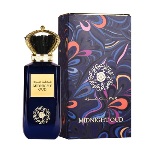 Ard al Zaafaran Midnight Oud Eau De Parfum Spray for Unisex, 3.4 Ounce - Medaid International