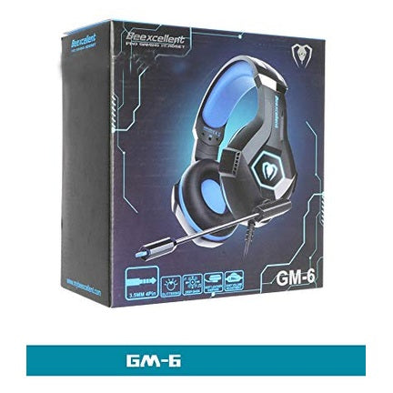 iKiKin - Gaming Headset for PS4/Xbox One, Stereo Sound, Noise Canceling, LED Light