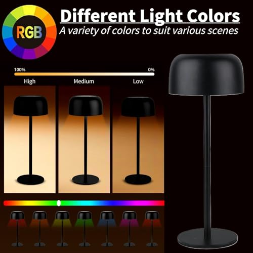 AMZ - Wireless Rechargeable Bottle Lamp with RGB Mode & Touch Control