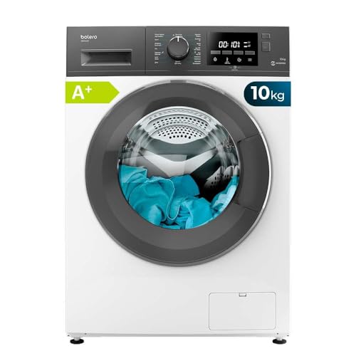 Cecotec - 10 kg Front Load Washing Machine with Inverter Motor, 16 Programs