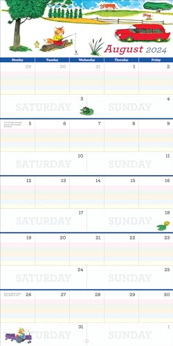 Richard Scarry Big Busy Family 2024 Wall Calendar: Track Every Family Member's Daily Activities - Medaid International
