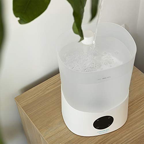 Cecotec - BreezeCare 2600 Light Smart Humidifier, 260 ml/h, 3.2L, Timer, Remote Control