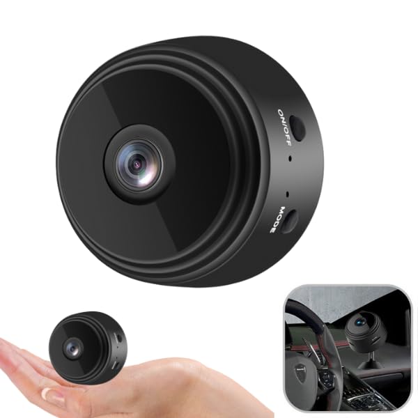 Dpofirs - A9 1080P Mini Surveillance Camera with Magnetic Back Cover, Compact Design