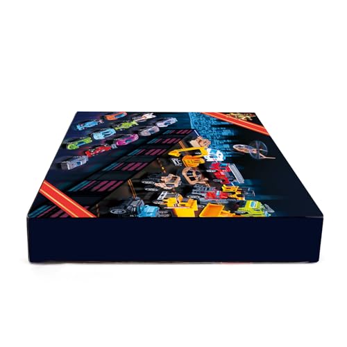 24 PCS Play Vehicles Advent Calendar, 24 Days of Surprises Toys Box, Christmas Countdown Advent Calendars for Kid Boys - Medaid International