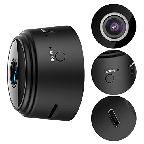 Dpofirs - A9 1080P Mini Surveillance Camera with Magnetic Back Cover, Compact Design