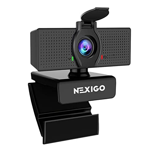 NexiGo - N60 1080P Webcam With Microphone, Adjustable FOV & Privacy Cover
